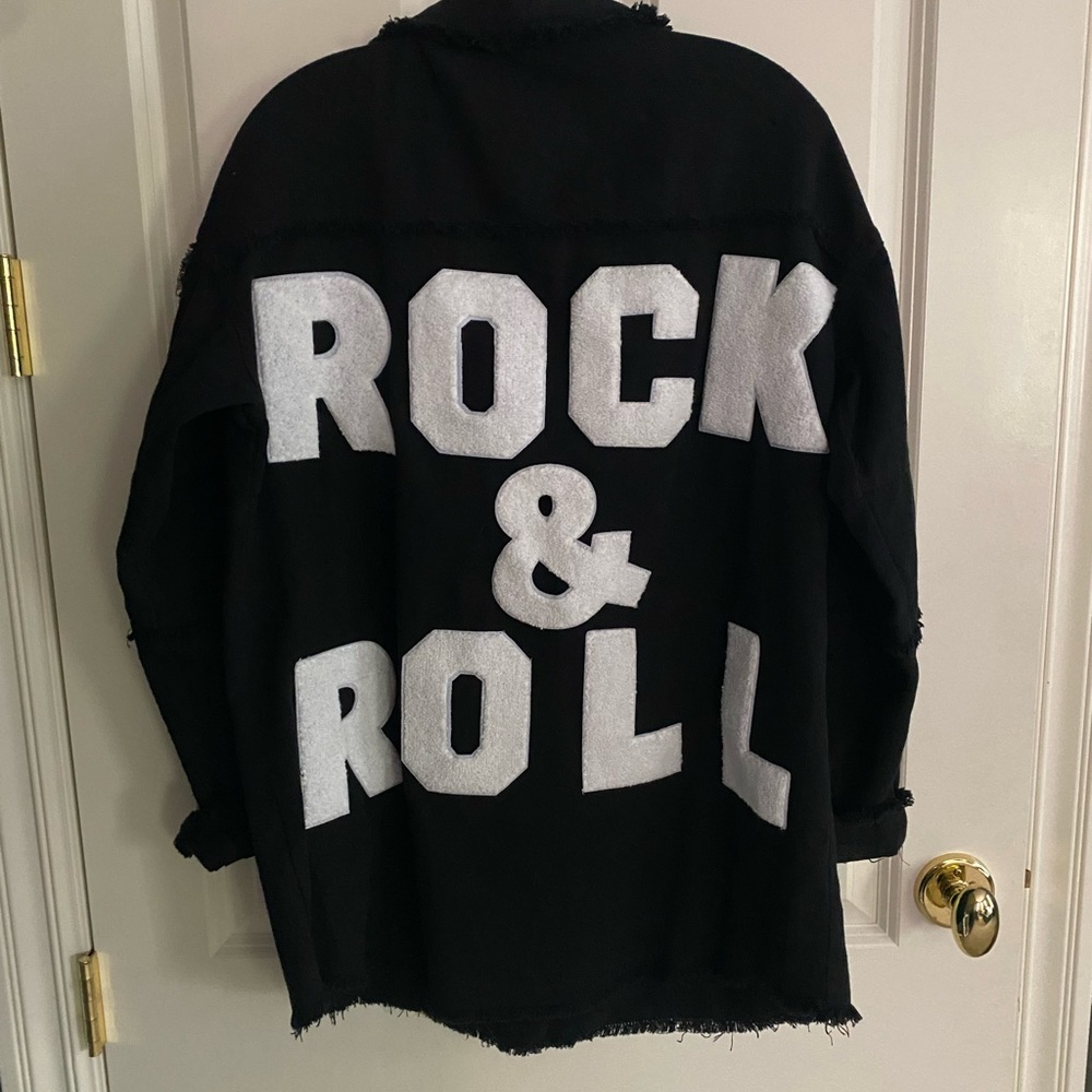 Rock & Roll shirt jacket. You will love this!